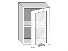 1.50.3 Шкаф настенный (h=720) на 500мм с 1-ой стекл. дверцей в Покачи - pokachi.magazinmebel.ru | фото