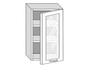 19.50.3 Шкаф настенный (h=913) на 500мм с 1-ой стекл. дверцей в Покачи - pokachi.magazinmebel.ru | фото
