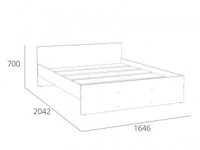 Кровать 1600 НМ 011.53 Симпл Белый Фасадный в Покачи - pokachi.magazinmebel.ru | фото - изображение 4