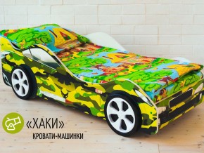 Кровать детская машина Хаки в Покачи - pokachi.magazinmebel.ru | фото - изображение 2