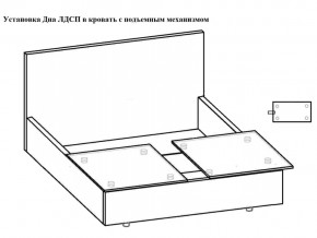 Кровать Токио норма 140 с механизмом подъема и дном ЛДСП в Покачи - pokachi.magazinmebel.ru | фото - изображение 5