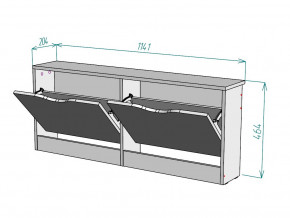 Обувница W101 в Покачи - pokachi.magazinmebel.ru | фото - изображение 3