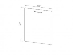 П 60 Комплект для посудомоечной машины 600 мм (цоколь + фасад) ЛДСП в Покачи - pokachi.magazinmebel.ru | фото