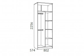Шкаф для одежды Фанк НМ 014.07 М в Покачи - pokachi.magazinmebel.ru | фото - изображение 3